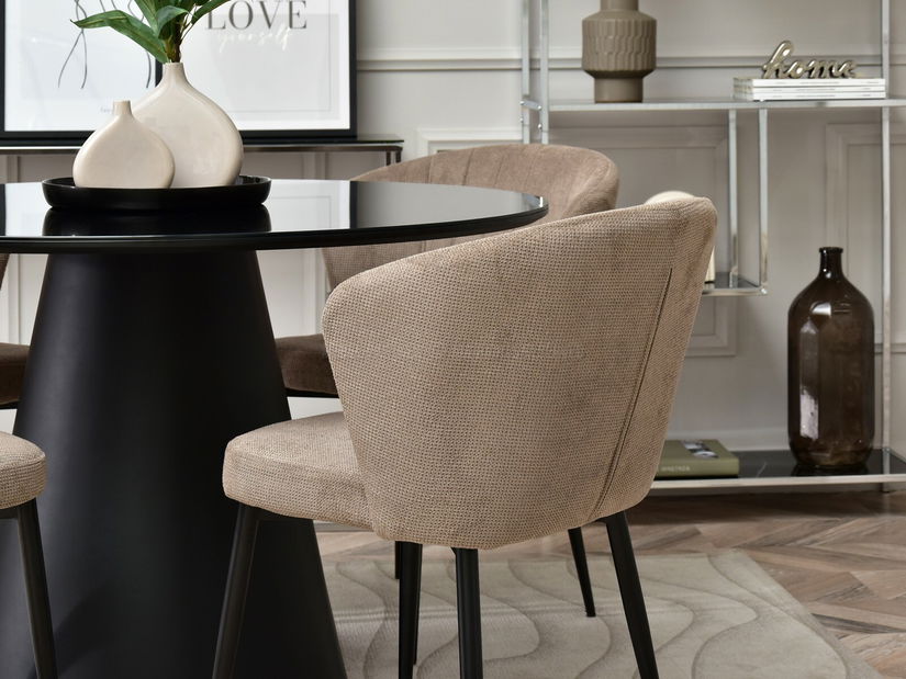 Židle Zane (béžová + černá) *výprodej