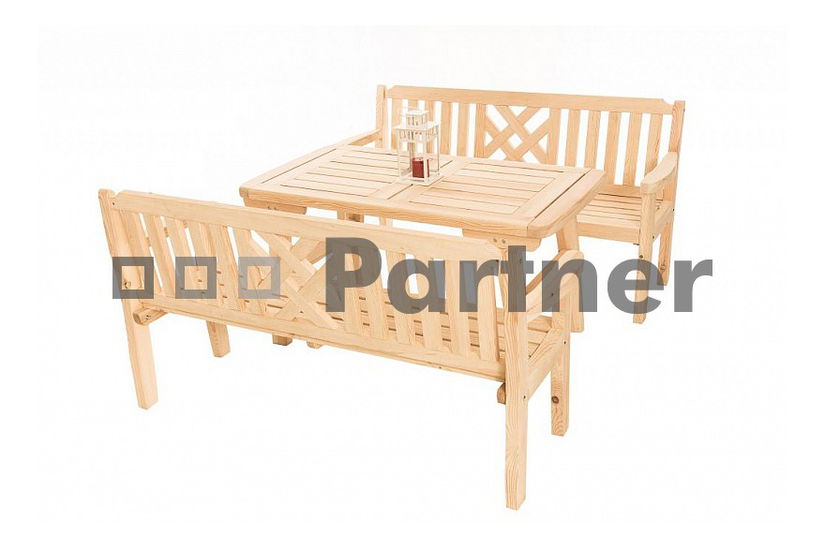 Zahradní sestava Romantic 1+2 (Borovice masiv)