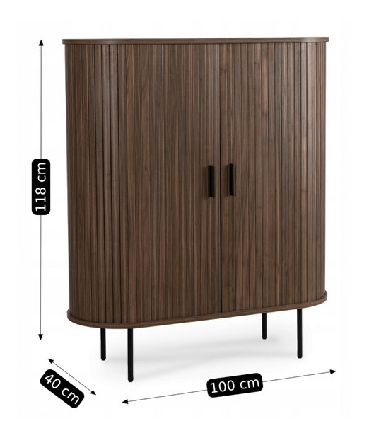 Skříňka Trisha 100 (ořech)