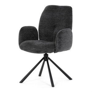 Jídelní židle Daston (černá)