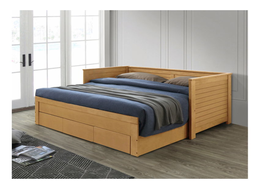 Jednolůžková rozkládací postel 90 cm Greta (s rošty)