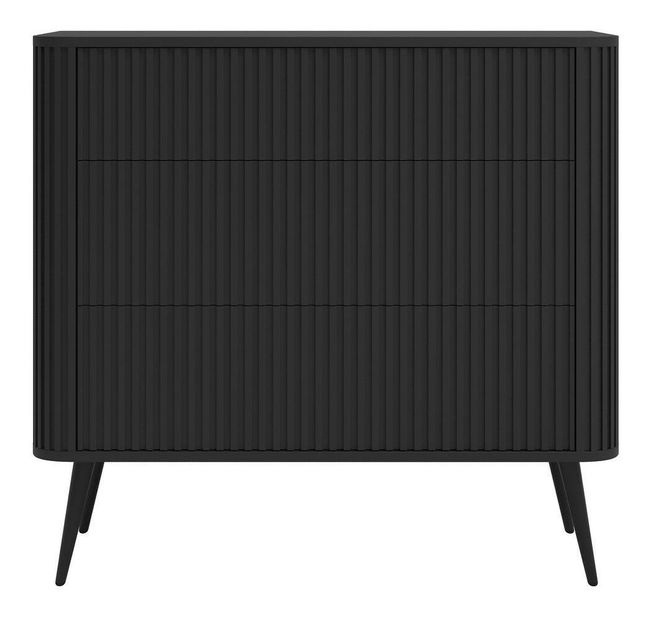 Komoda Oglio O3 (černá)