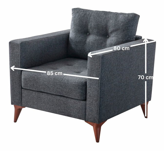 Křeslo Flexxia (antracit)