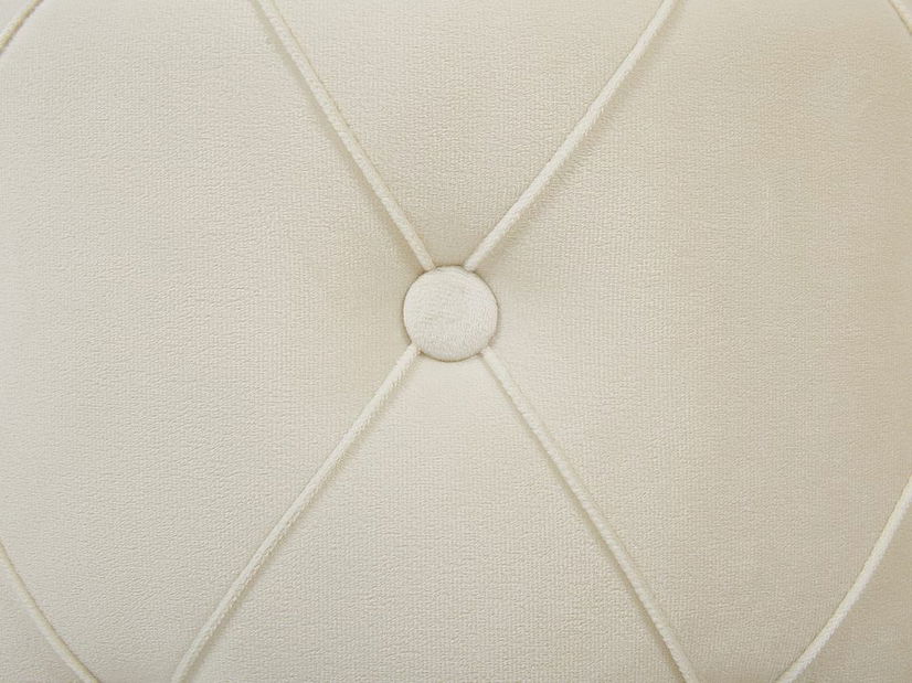 Set 2 ks. taburetek POLE (látka) (bílá) (s úl. prostorem)