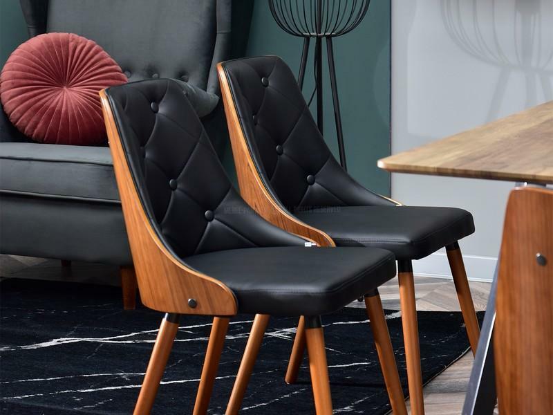 Židle Mira (ořech tmavý + ořech)