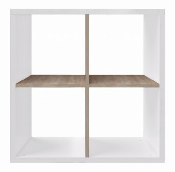 Regál Ramix 77x77 (bílá + dub sonoma)
