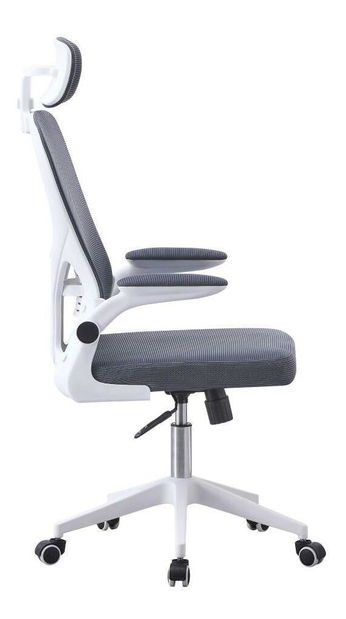 Kancelářská židle Matago (šedá + bílá)