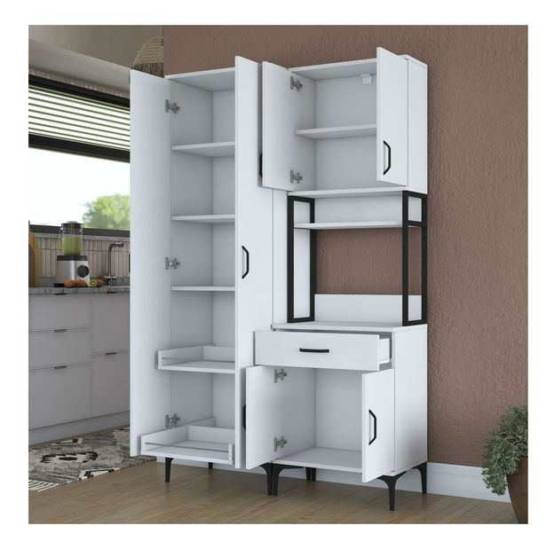 Set kuchyňských skříněk Jenaretta 20 (bílá + černá)