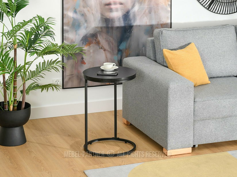 Konferenční stolek Corden (černé dřevo + černá)