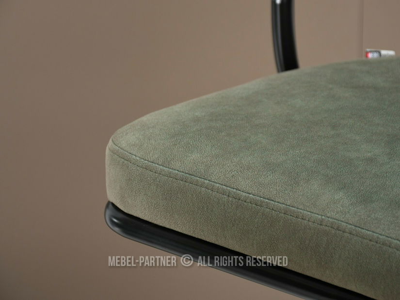 Židle Marta H (černo-zelená + černá)