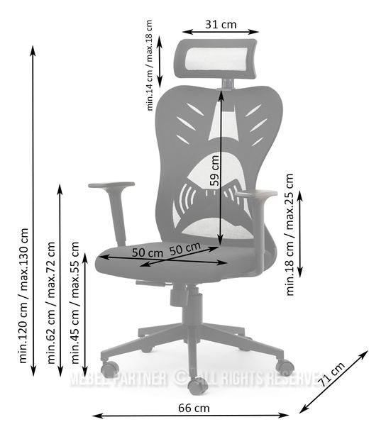 Židle Delon (černá)