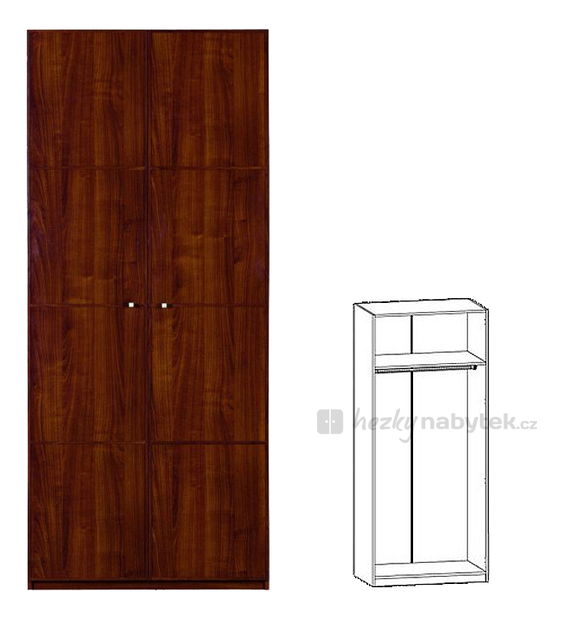 Šatní skříň BRW FANTAZJA 2 dverová