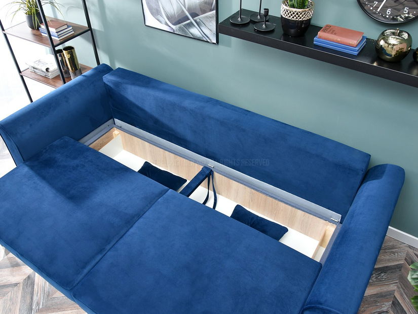 Pohovka dvousedačka Lirica (černá)