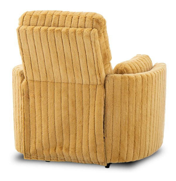 Polohovací křeslo Reunirse (hořčicová)