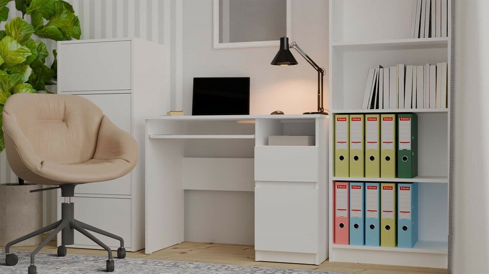 PC stolek Promovera 1 (bílá) (P)