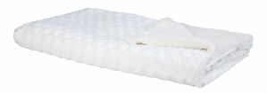 Přehoz na postel 200x220 cm KADEA (bílá)