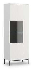 Vitrína Quebec WIT70 (bílá matná)