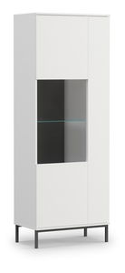 Vitrína Quebec WIT70 (bílá matná)