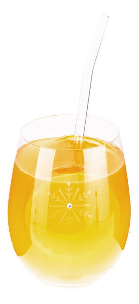 Set 4 ks sklenic na střik s krystaly 530ml Snouflek 