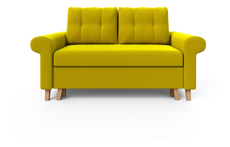 Pohovka dvousedačka Ostrol (žlutá)