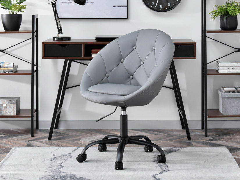 Křeslo Lush 4 (šedá + černá)