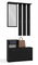Předsíňová sestava Vayan 1 (černá) (se zrcadlem)