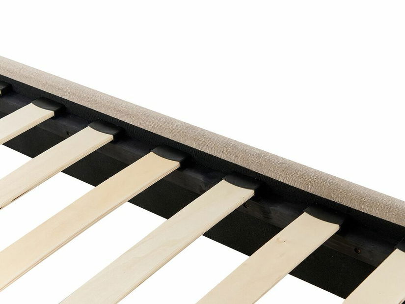 Dětská postel 90 cm ROXENNE (s roštem) (béžová)