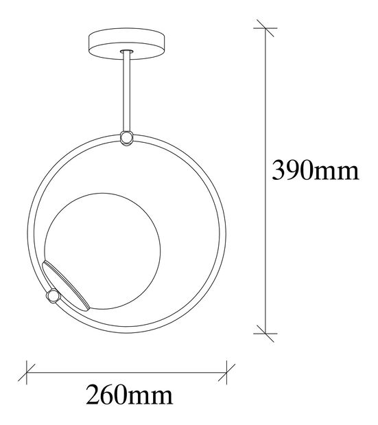 Stropní svítidlo Dolla 3901