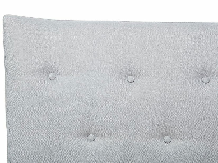 Manželská postel 180 cm SANTORI (s roštem) (šedá)