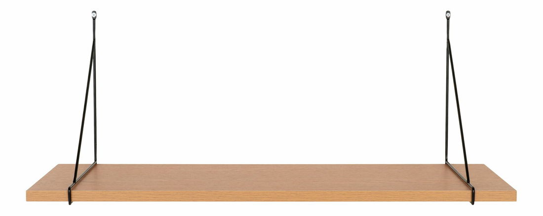 Polička Cialena 1 (přírodní + černá)