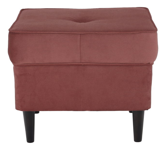 Taburet Rytu (růžová + ořech)