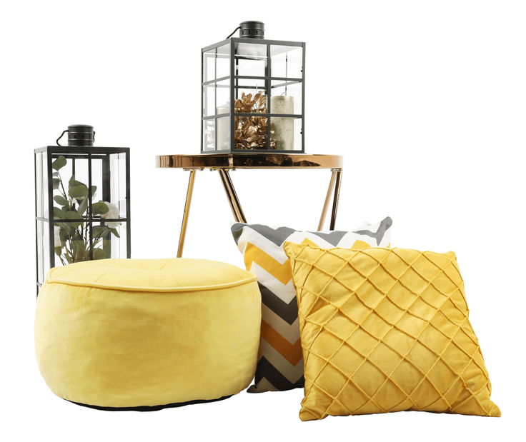 Taburetka Keman (žlutá)