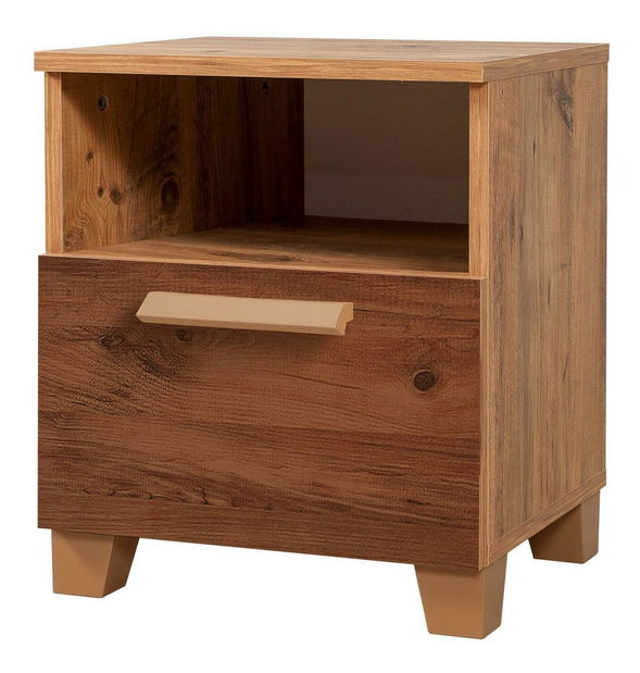 Noční stolek Nudava 6 (borovice atlantická)