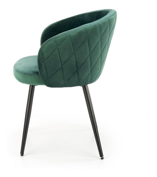 Jídelní židle Kieth (tmavozelená)