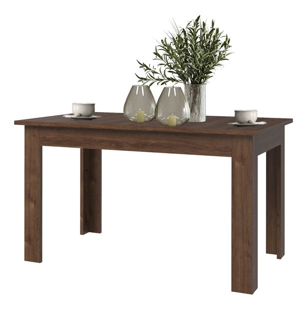 Rozkládací jídelní stůl Britt (dub hnědý) (pro 4 až 6 osob)