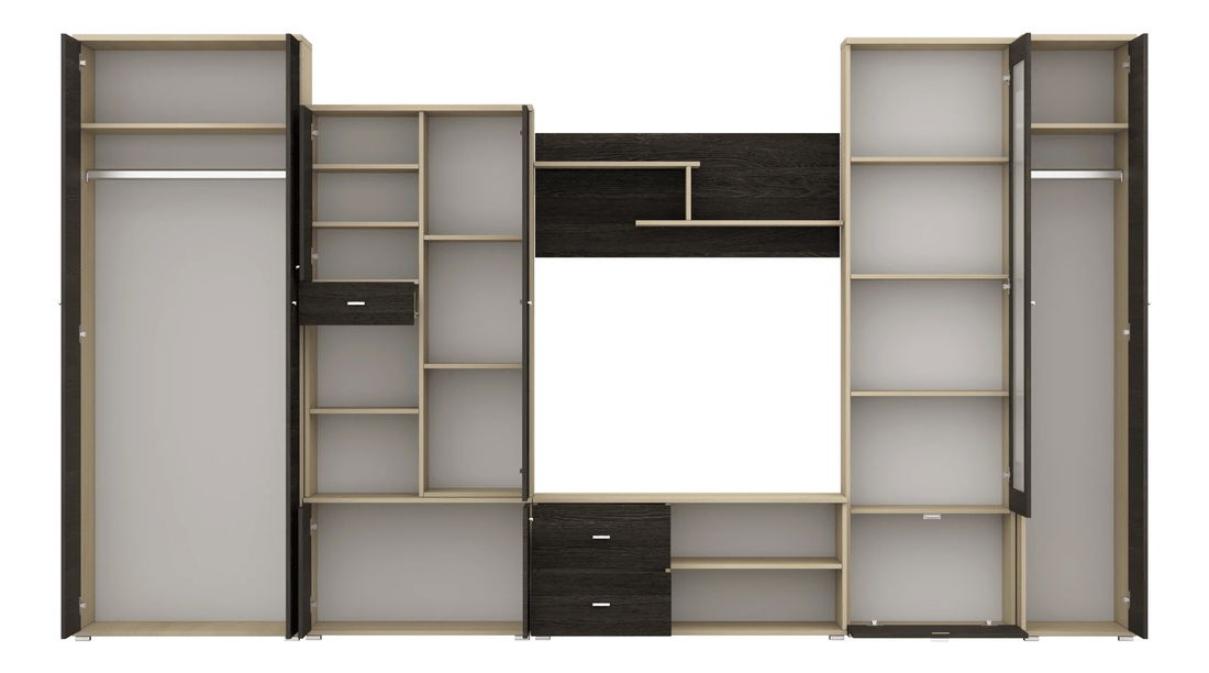 Obývací stěna Arves (jasan + dub canterbury)