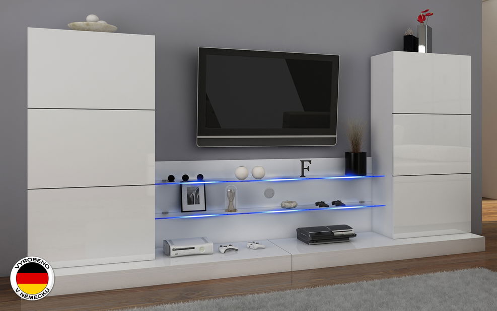 Obývací stěna Ulm bílá