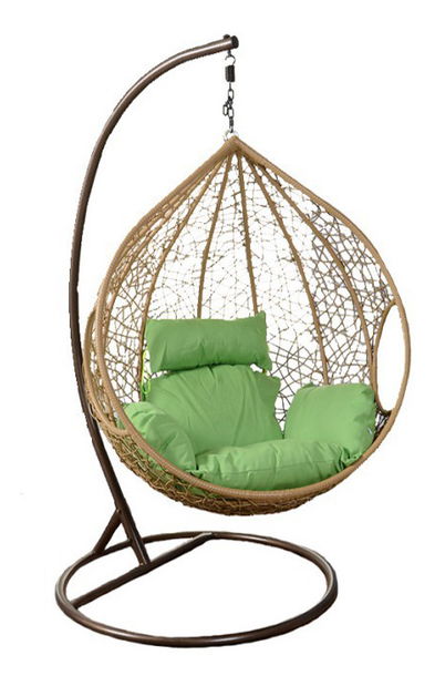 Houpačka Mitafy (hnědá + béžová + zelená)