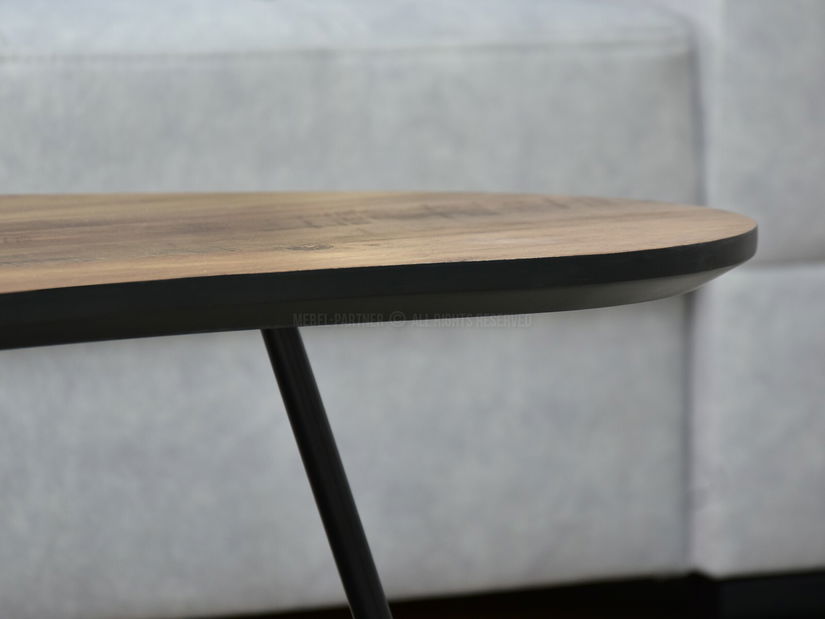 Konferenční stolek Sirius (ořech + černá)