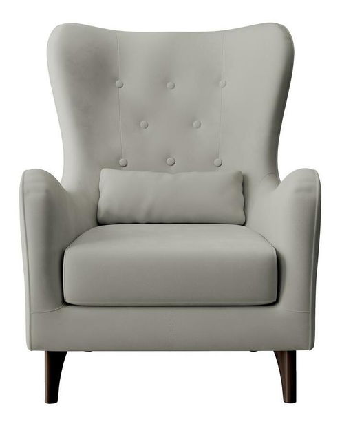 Křeslo Calimero I (šedá + wenge)