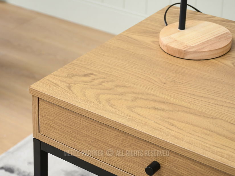 PC stolek Kaplan (dub + černá)