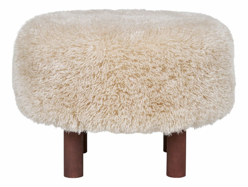 Taburetka Iridalia (světlohnědá)