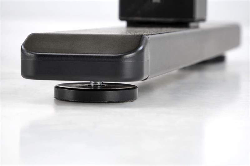 PC stolek Bush (dub zlatý + černá)