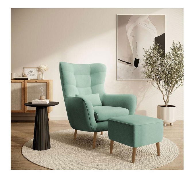 Taburetka Veneza V1 (mátová + buk)