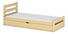Dětská postel 90 cm Nia (s roštem a úl. prostorem) (borovice)