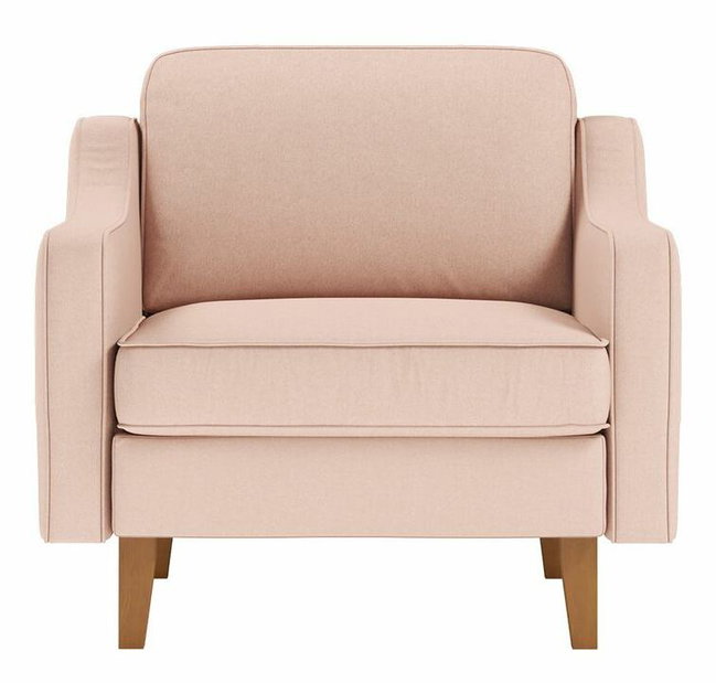 Křeslo Dělají 1 (lososová + ořech)