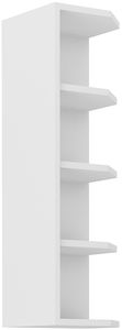 Horní kuchyňský regál Lucid 30 G 90 ZAK (bílá + bílá)