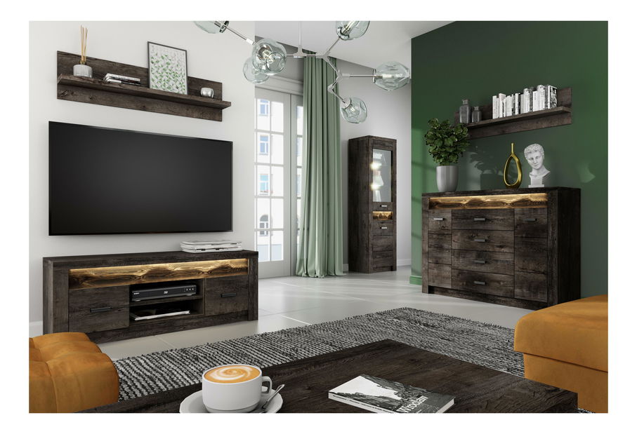 Obývací pokoj Indie 1 (jasan tmavý)