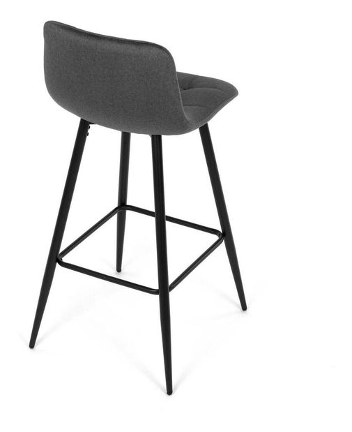 Barová židle Asegurando (tmavě šedá)
