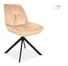 Jídelní židle Becki (světlohnědá + černá)